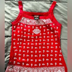 Harley-Davidson Paisley tank top